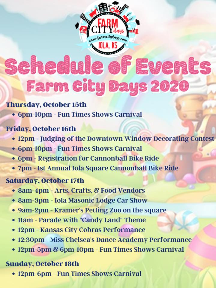 Farm City Days Flyer Iola Hot 105.5 KKOYFM